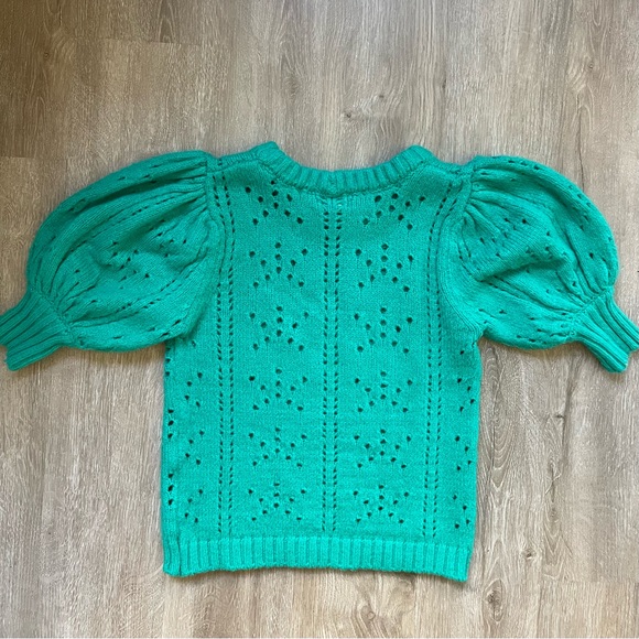 For Love & Lemons Brooke Pointelle Sweater XS - Picture 6 of 7